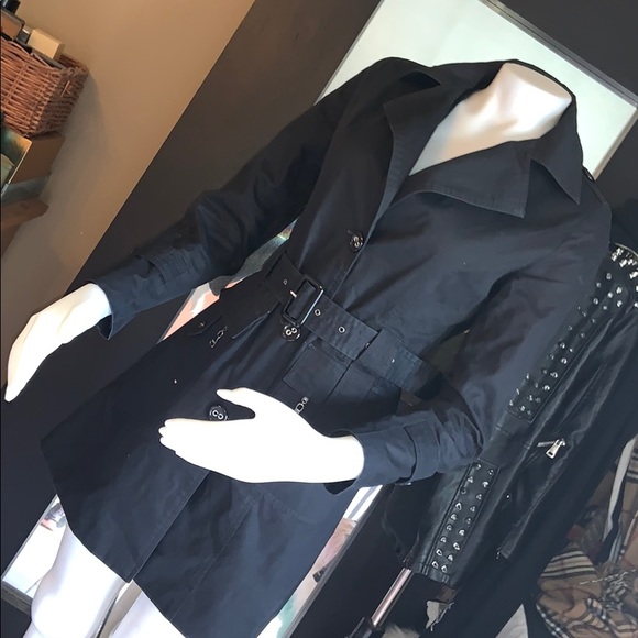 Dolce&gabbana vintage belted trench coat dres sz m - Picture 1 of 7